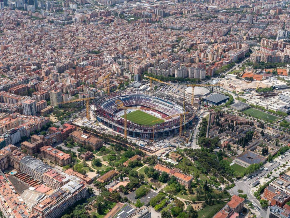 Barcelona muestra impresionantes nuevas imágenes del Spotify Camp Nou