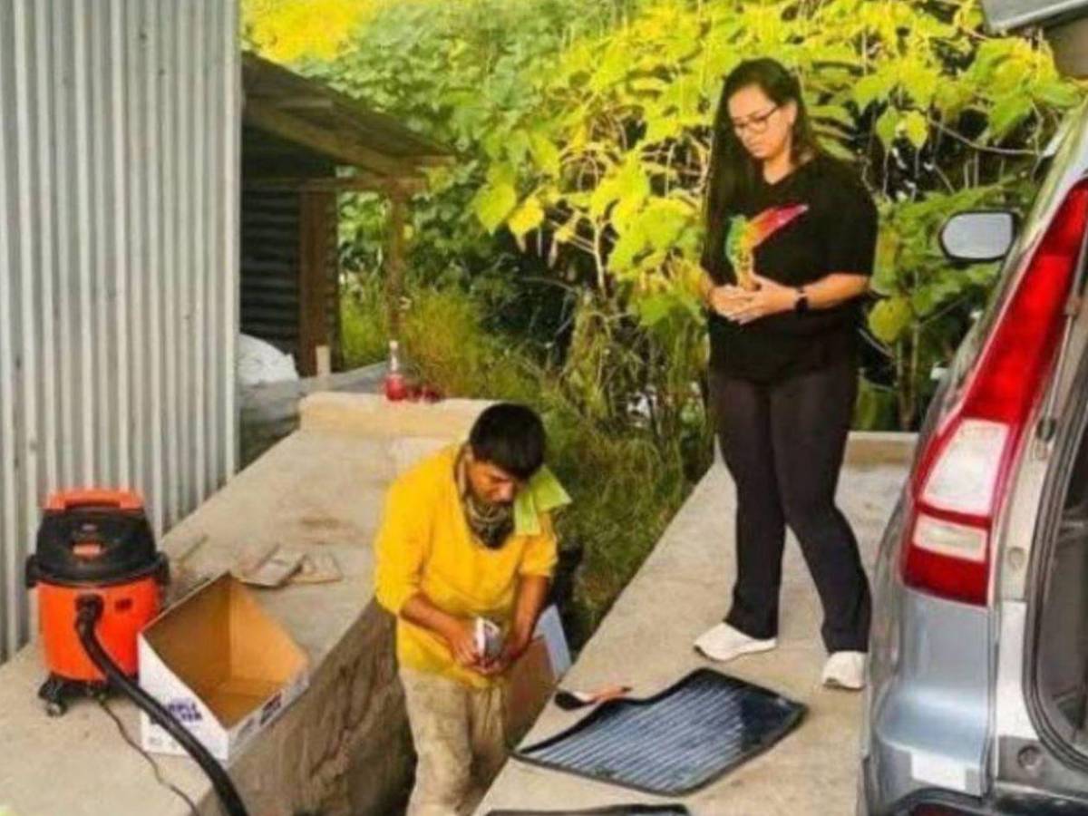 Joven copaneco devuelve L20,000 que recibió de Isis Cuéllar para carwash