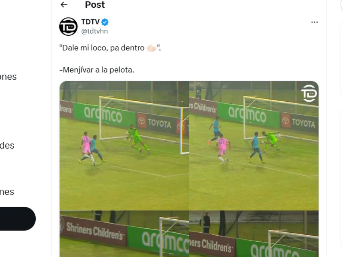 Bermudas - Honduras: Indignación y críticas contra Edrick Menjívar por lo que hizo