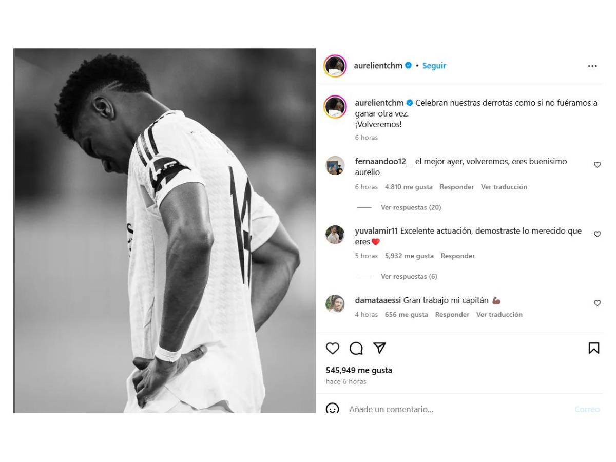 Futbolistas del Real Madrid se desahogan en redes tras perder la Copa del Rey