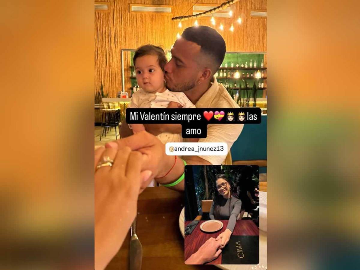 Futbolistas de la Liga Nacional festejan el Día de San Valentín en pareja