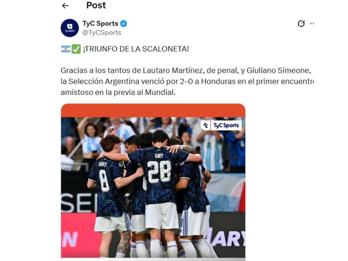Argentina - Honduras: Indignación, señalan a jugador de la H y curioso blooper