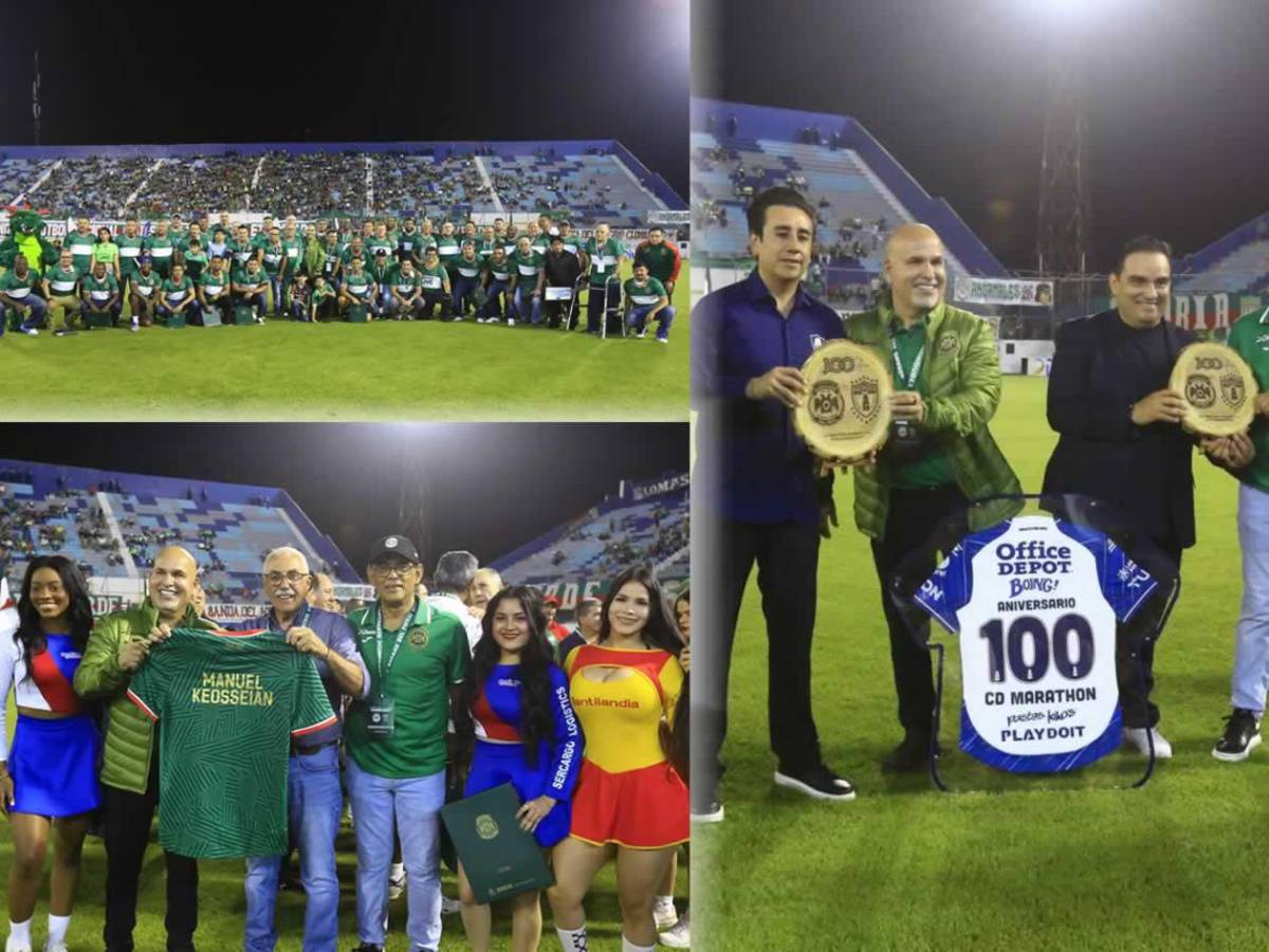 Marathón homenajea a leyendas en su centenario, fiesta y gesto de Pachuca