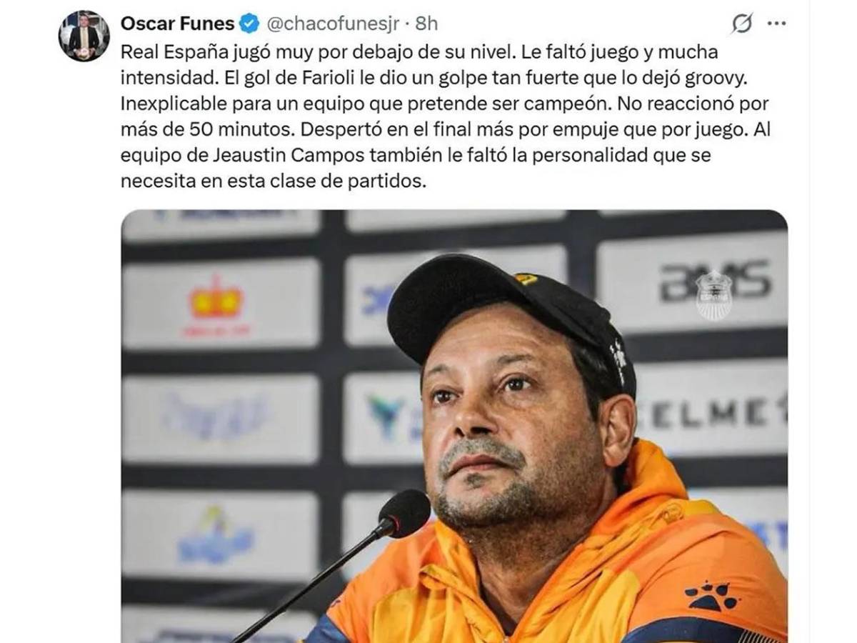Prensa señala a dos culpables por la eliminación del Real España: Debe irse ya