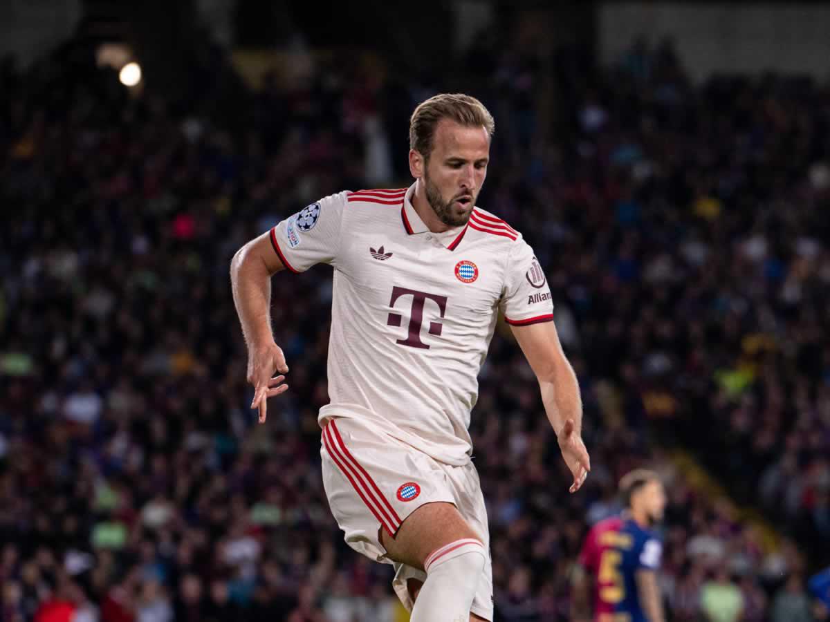 Harry Kane hizo el tanto del empate del Bayern Múnich.