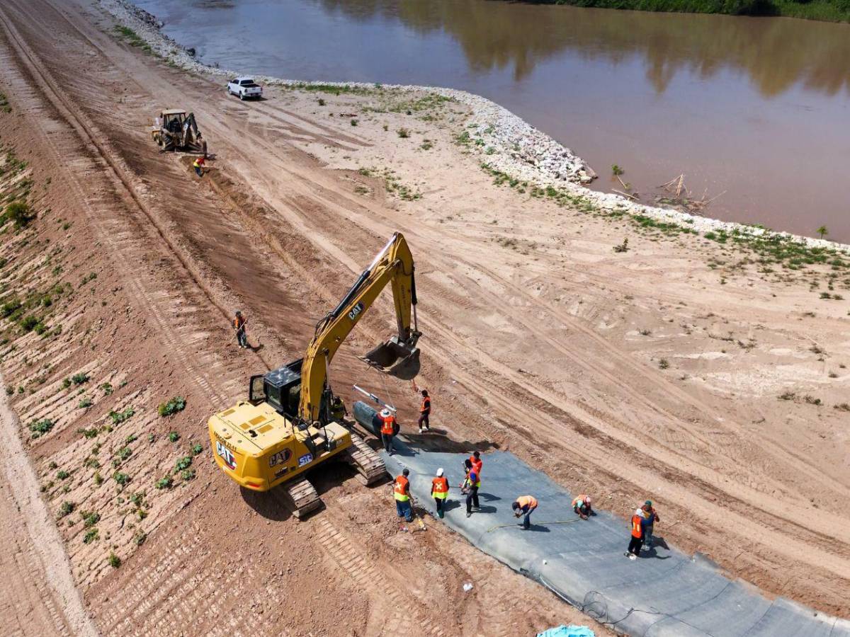Así funciona la “malla de concreto” que Honduras prueba en bordos del valle de Sula