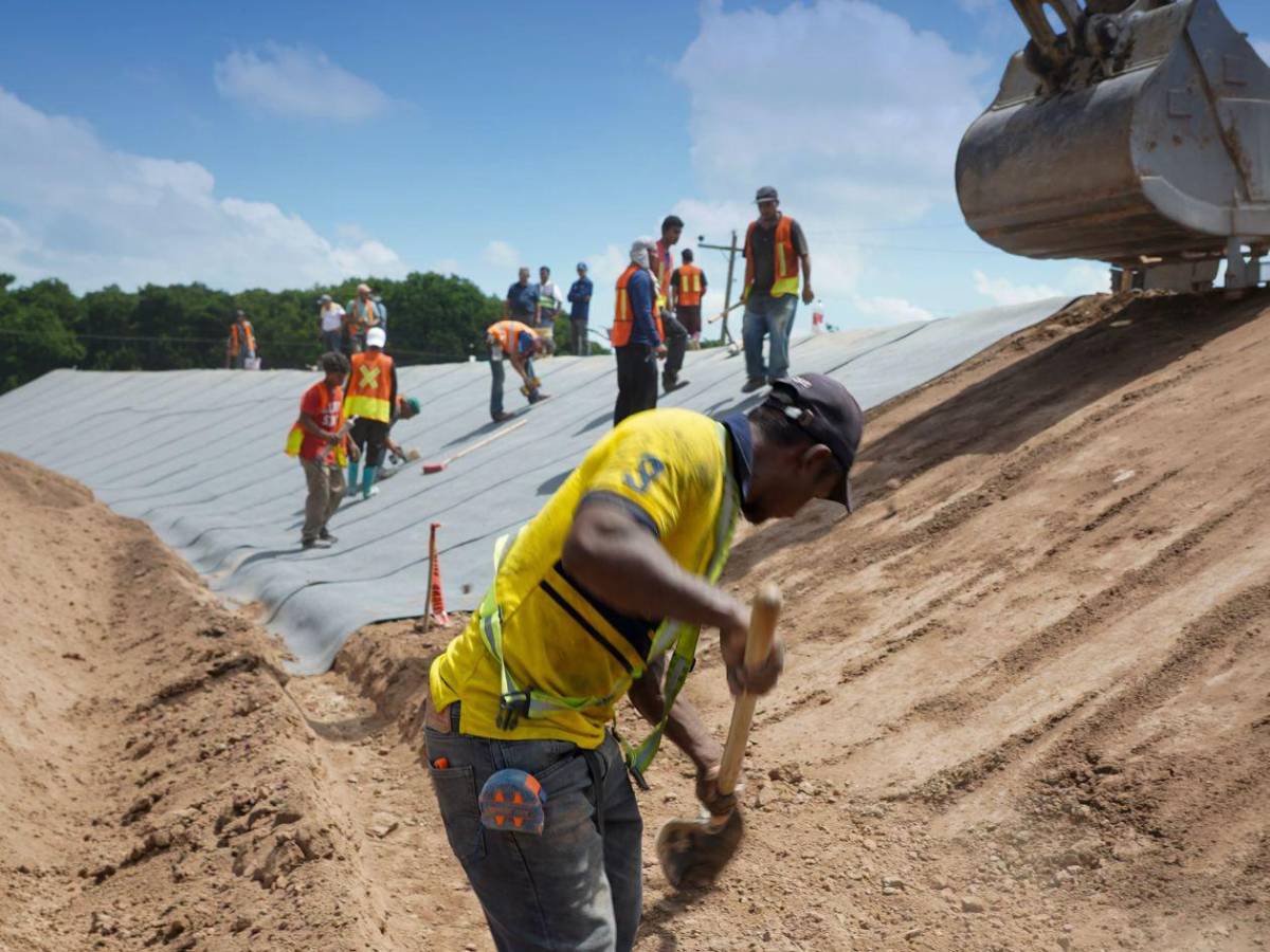Así funciona la “malla de concreto” que Honduras prueba en bordos del valle de Sula