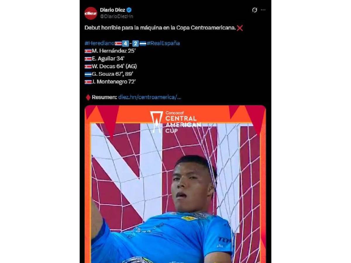 Prensa no perdona a Real España y ticos se mofan tras goleada: Inexplicable