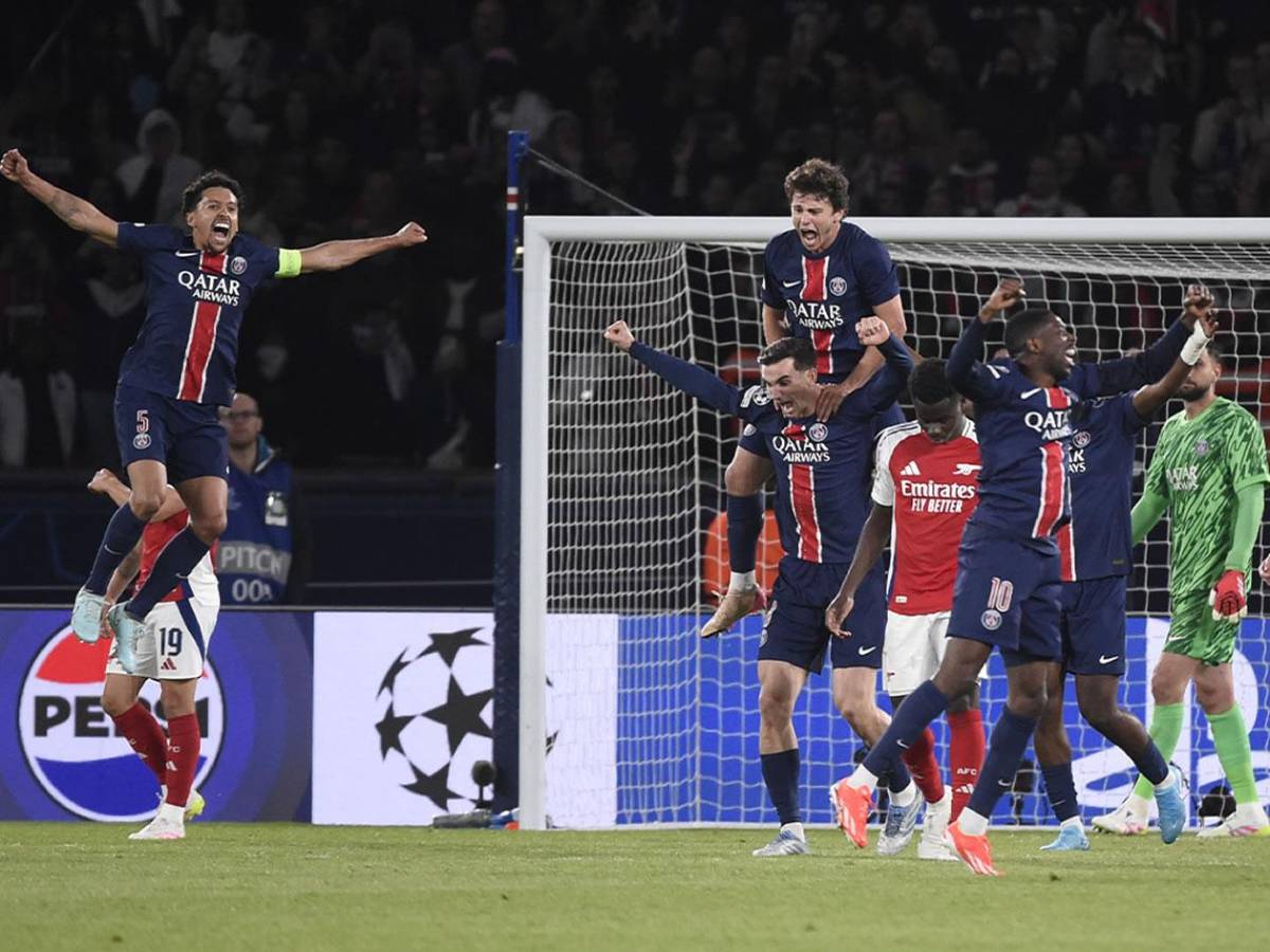 PSG celebra pase a la final, el héroe, la jugada extraña y la tristeza del Arsenal