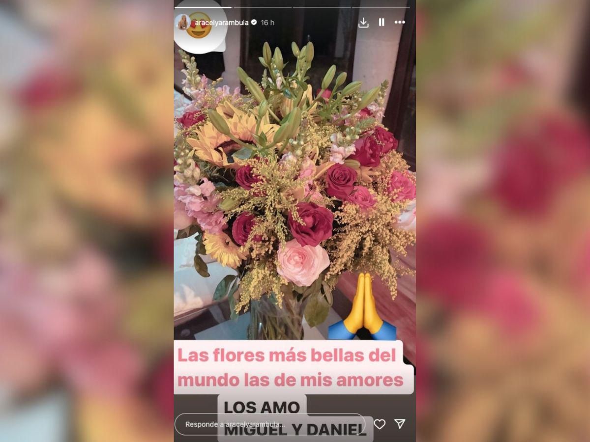 El regalo de Aracely Arámbula.
