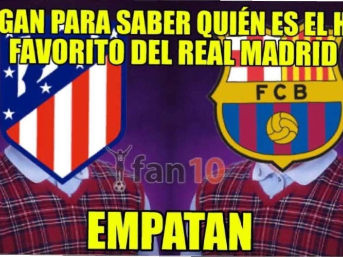 Los mejores memes que dejó el partidazo entre Barcelona y Atlético de Madrid