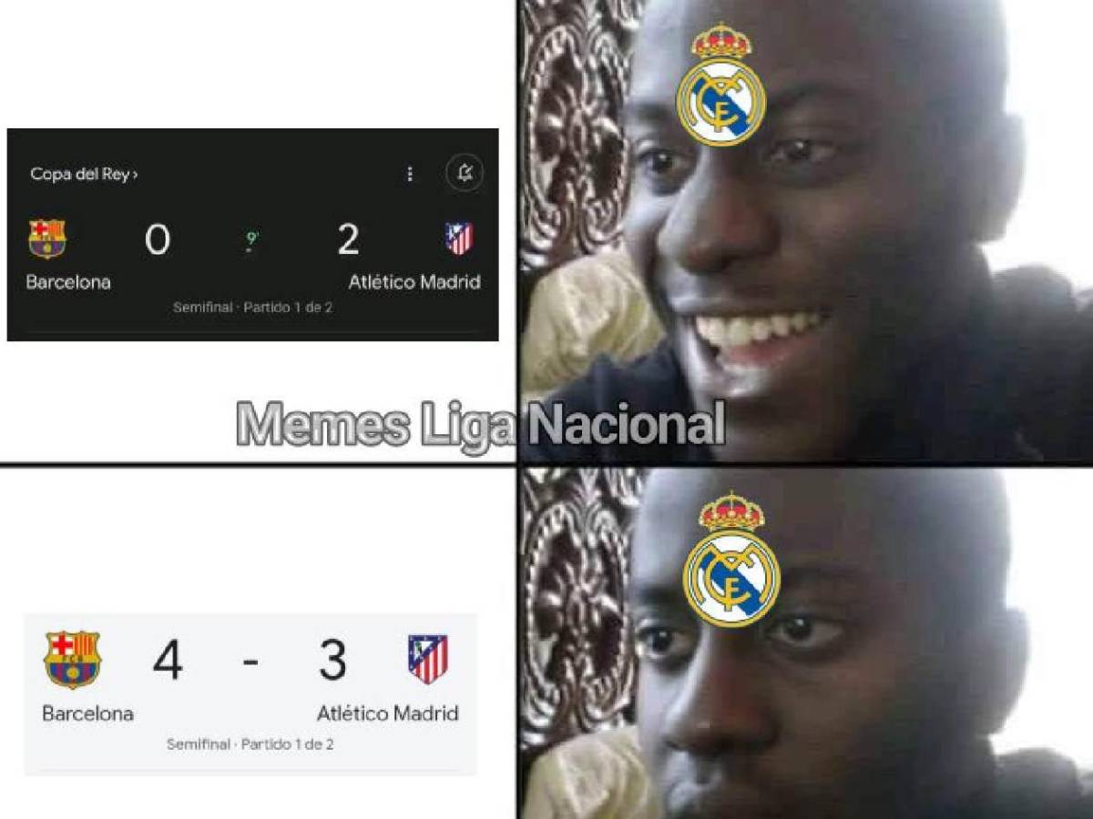 Los mejores memes que dejó el partidazo entre Barcelona y Atlético de Madrid