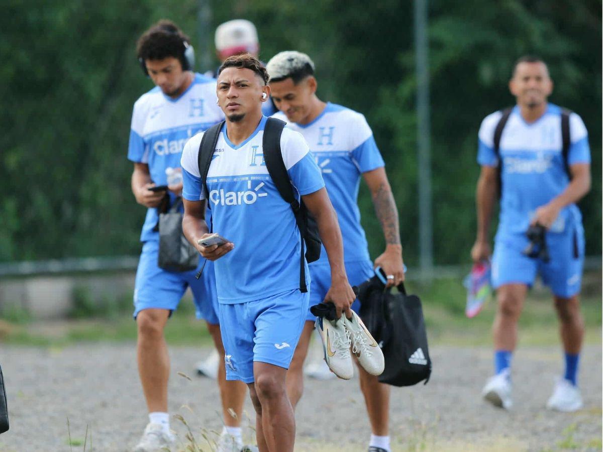 Último entreno de Honduras: bebé enamoró a Vega y Rueda; Edrick puso el ambiente