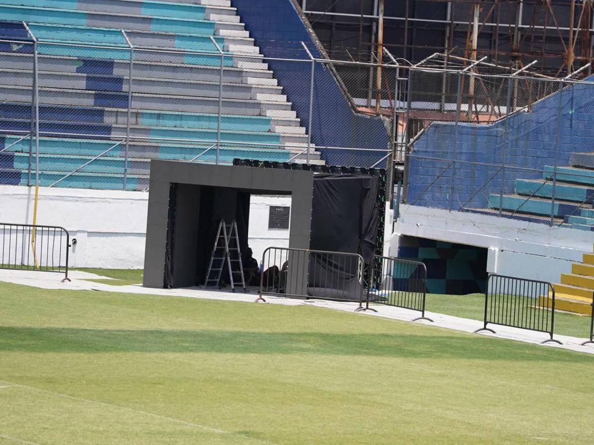 Alcaldía de San Pedro Sula daña más la cancha del estadio Morazán con concierto gratuito