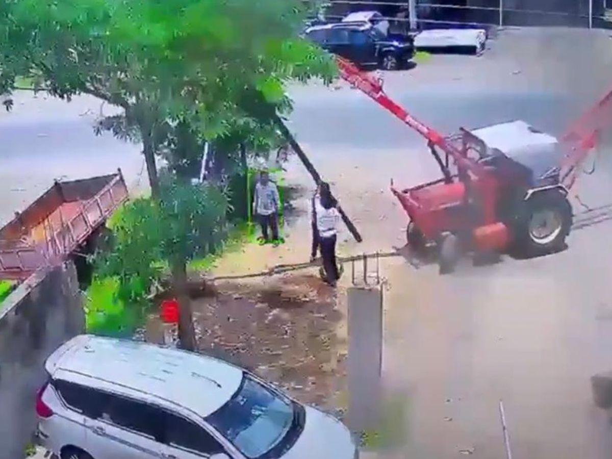 Hombre muere electrocutado mientras cambiaba un poste de energía eléctrica