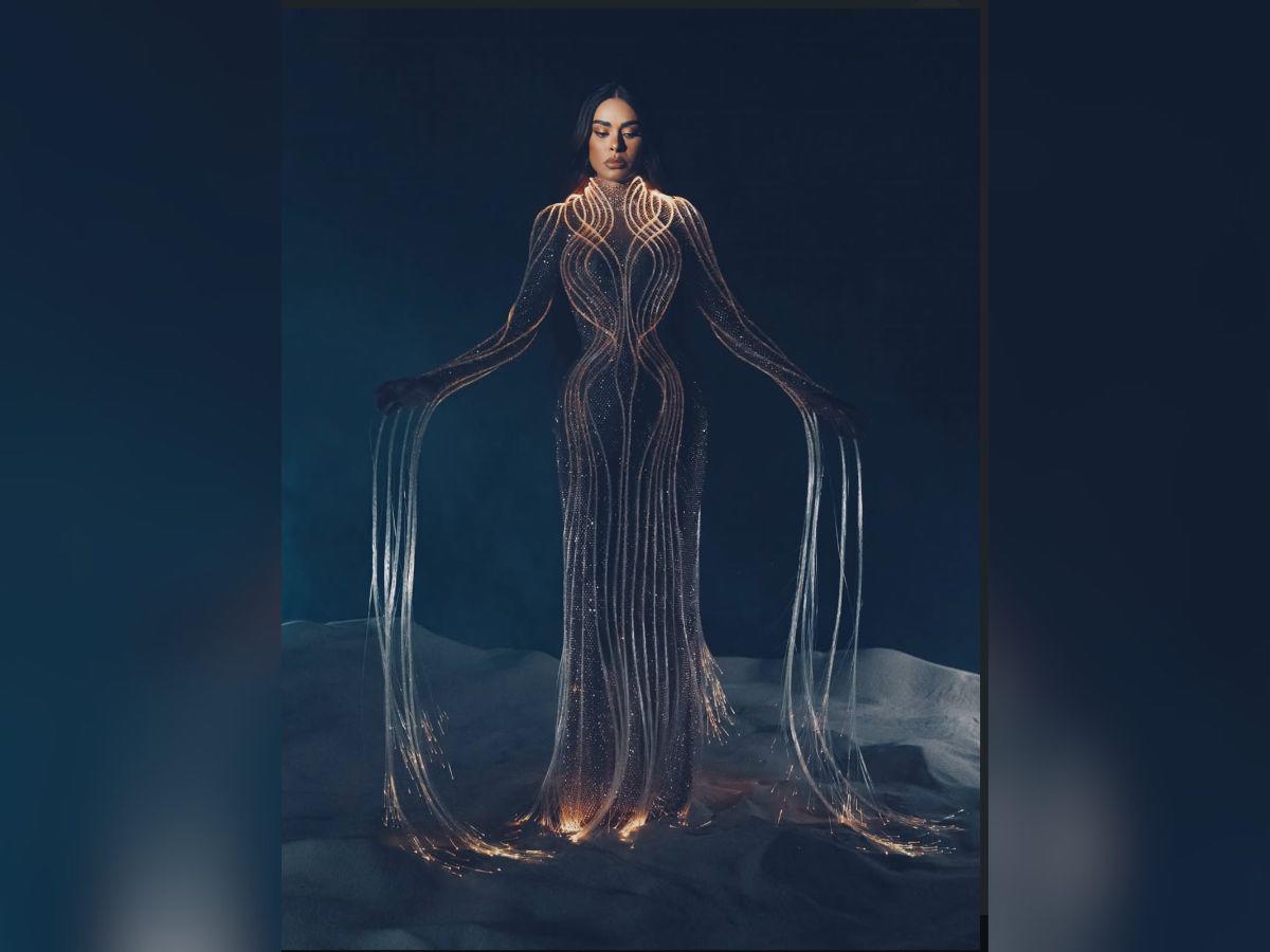 Galilea Montijo impacta con vestido con microcristales y luz led en La Casa de los Famosos México