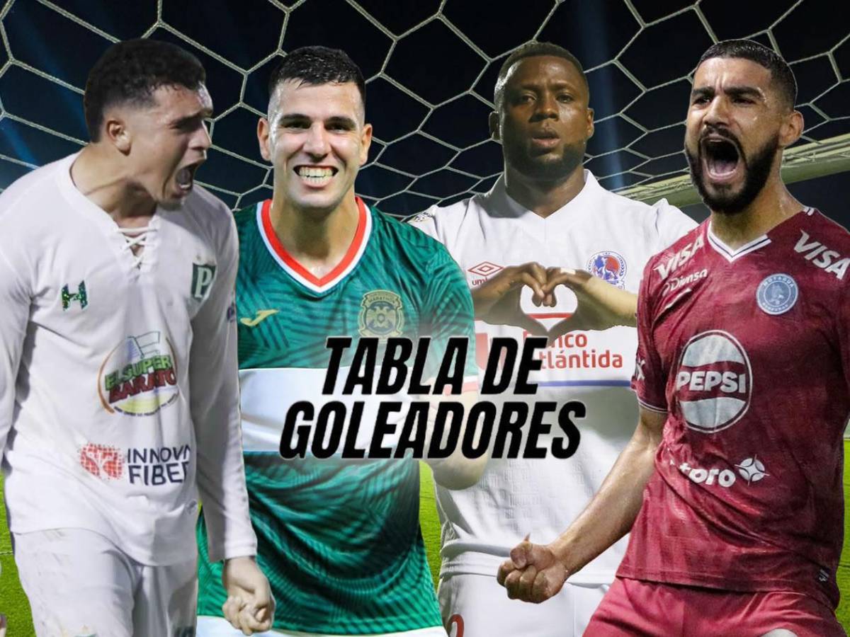 Tabla goleadores Liga Nacional: Messiniti alcanzó a Erick Puerto y van por el Pichichi