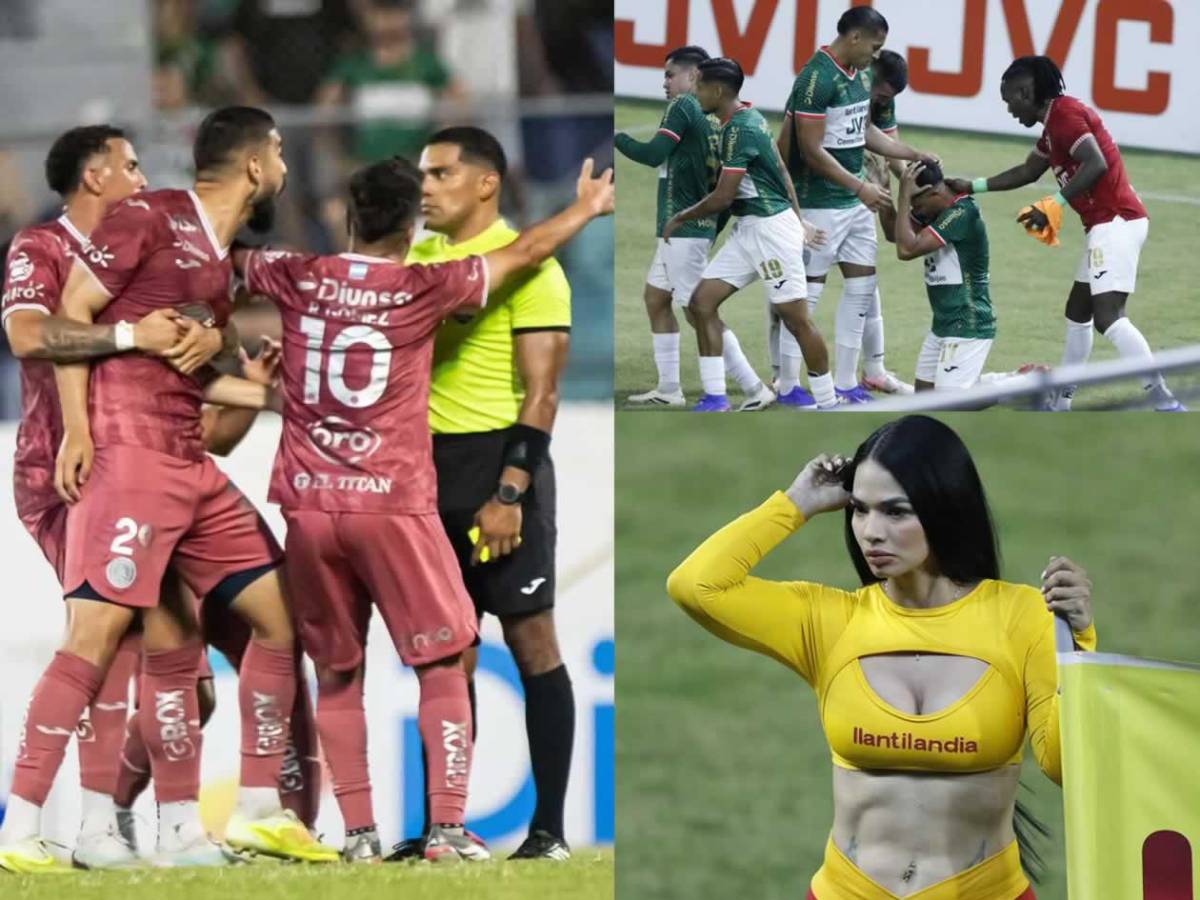 Marathón vuelve a sonreír, frustración de Motagua, enojo de Lavallén y bellas chicas