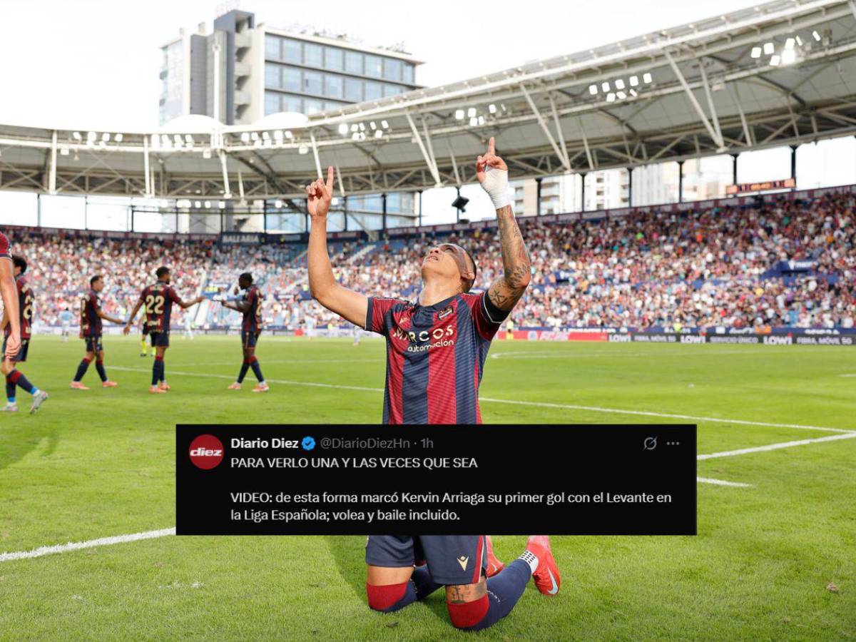 Así reaccionó la prensa al golazo de Kervin Arriaga:  El mejor del Levante