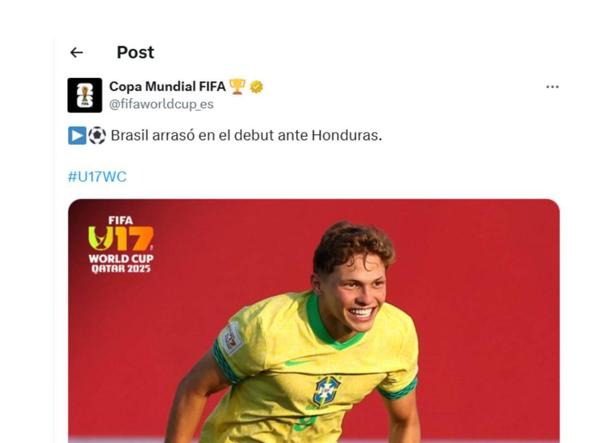 Honduras Mundial Sub-17: Indignación, señalan al culpable, espectador de lujo y mensaje de FIFA