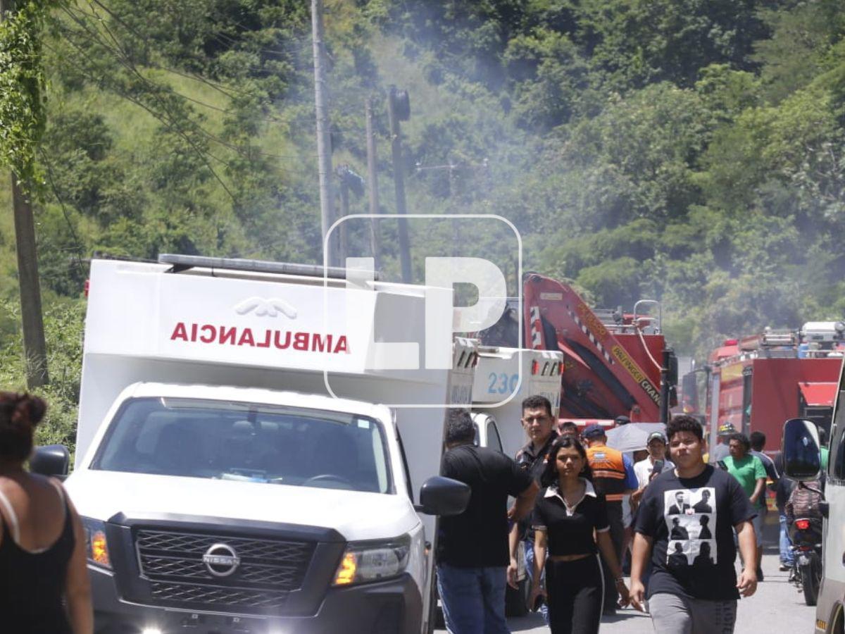 “Por milagro de Dios se salvaron las otras personas”: testigo del accidente en colonia Lempira