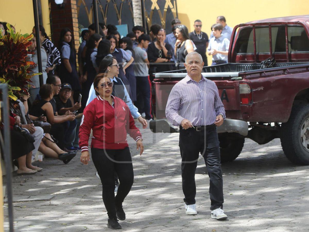 Familiares y amigos despiden a Félix Núñez y Karen Girón en Tegucigalpa
