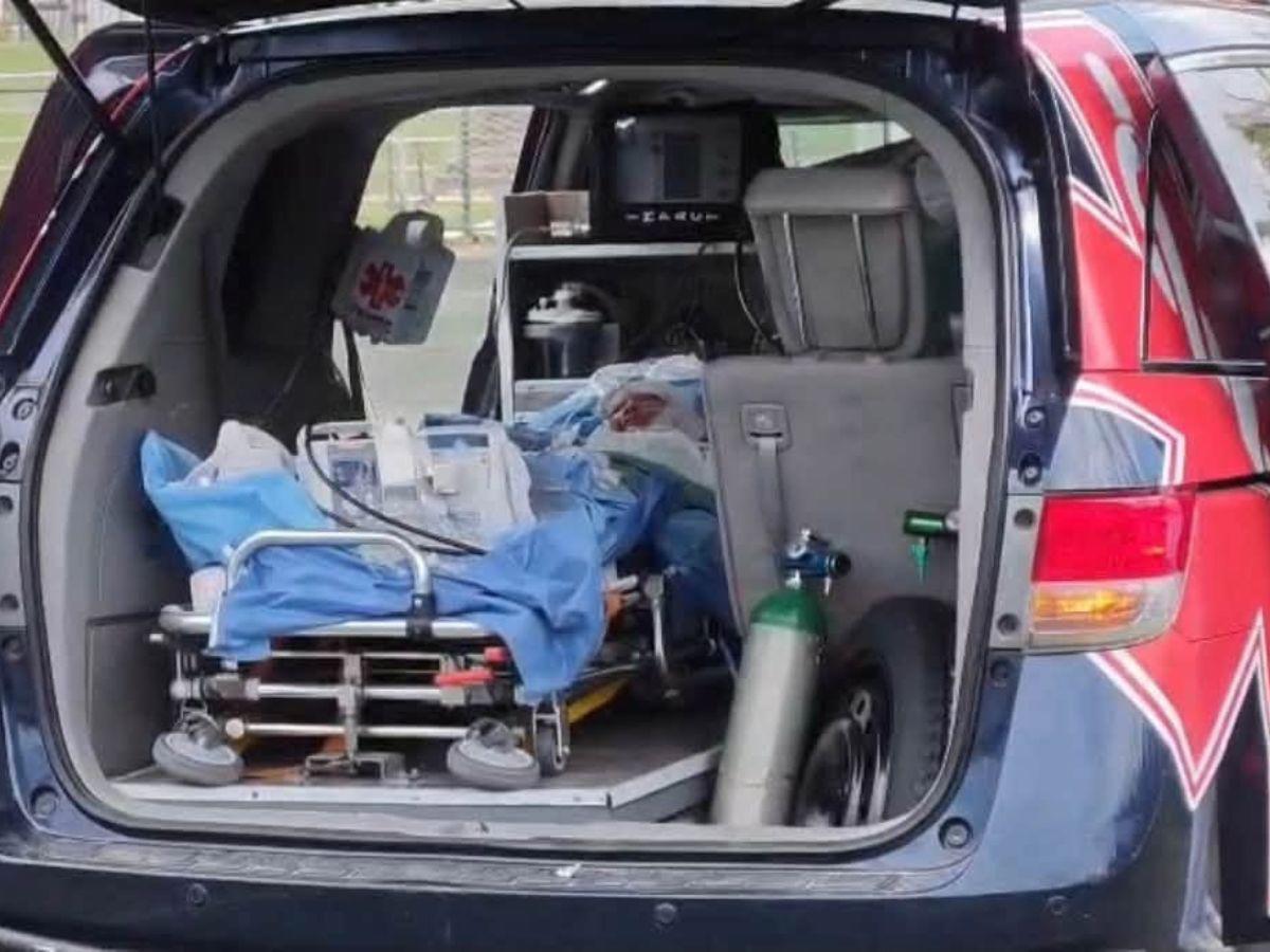 Menor quemada en explosión de pólvora en Copán es trasladada a Tegucigalpa