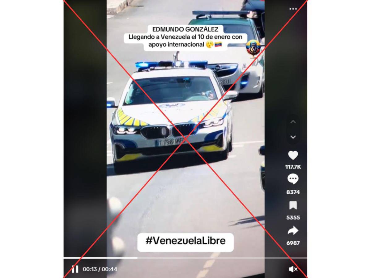 <p>Captura de pantalla de una publicación de TikTok hecha el 10 de enero de 2025. </p>