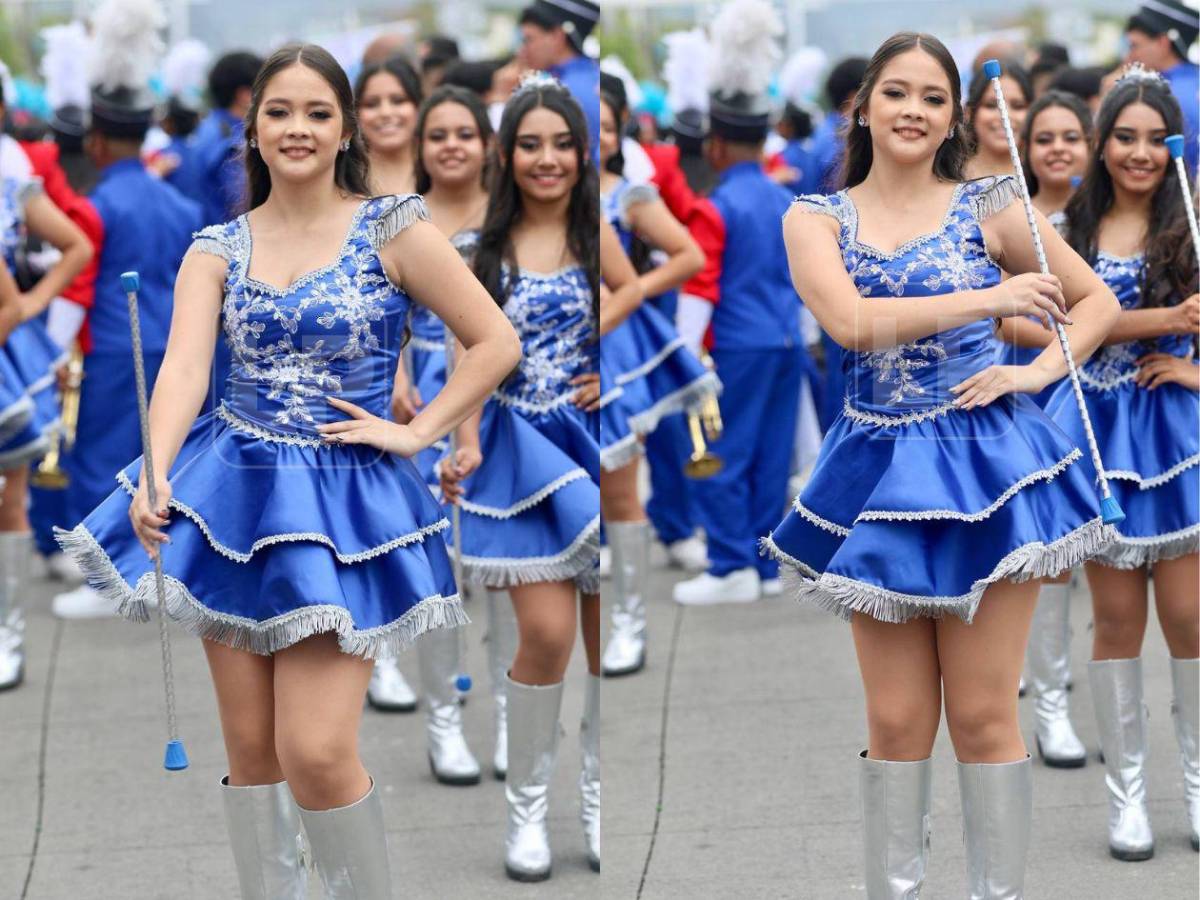 Robaron miradas: las palillonas más destacadas de los desfiles patrios en Honduras