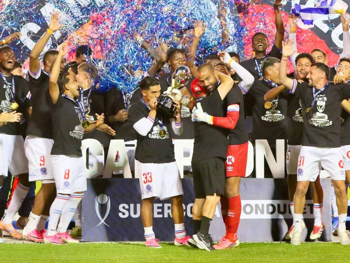 Olimpia festeja la Supercopa de Honduras, gran gesto de Motagua, el MVP y tristeza azul
