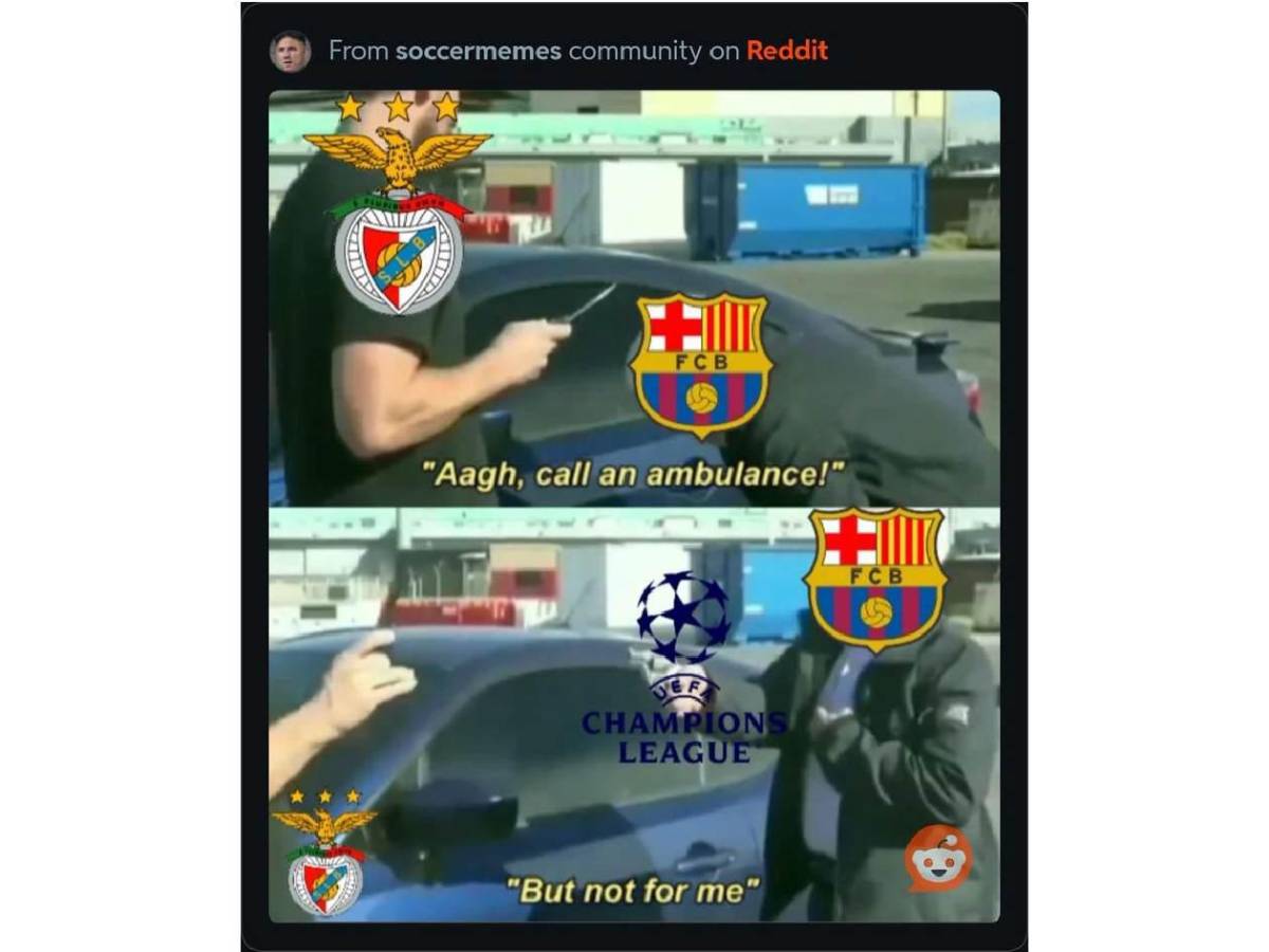 Burlas al Real Madrid: los memes que dejó el triunfo del Barcelona en Champions