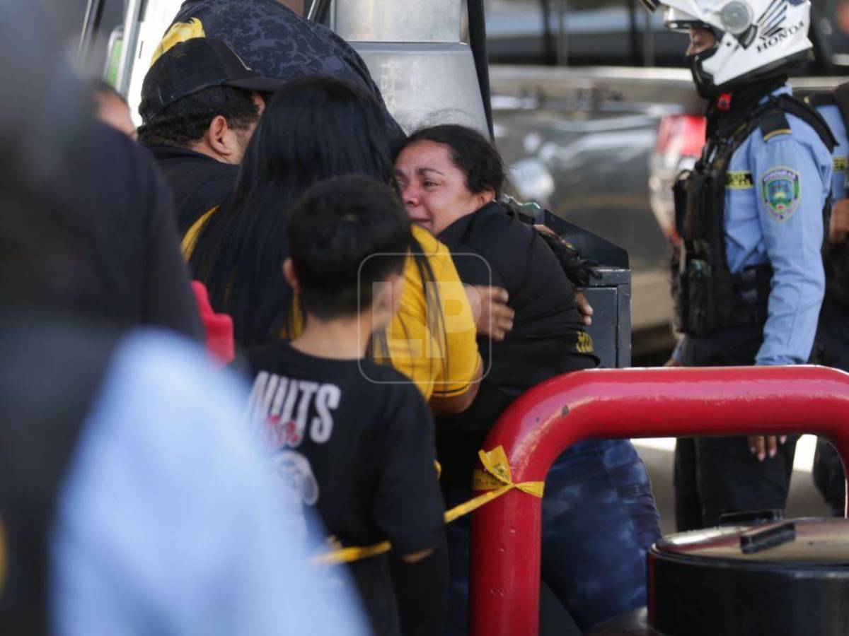 Desgarradora escena tras la muerte de mototaxista en Comayagüela