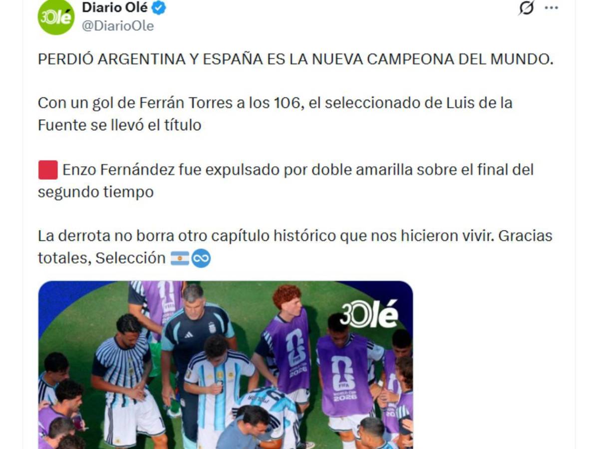 España celebra, maldición de Messi y lo señalan, lo que dicen en Argentina tras perder la final