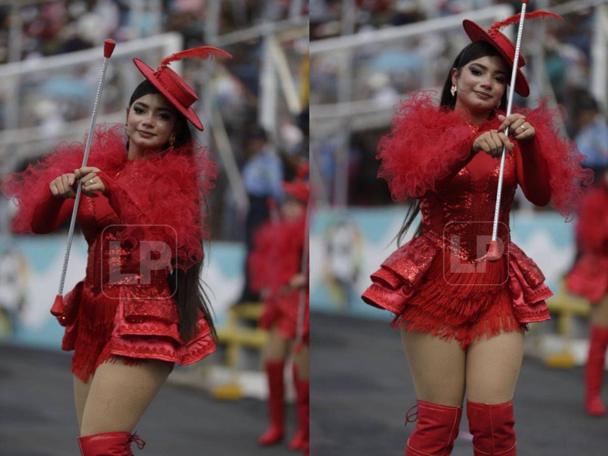 ¿Quién es la bella palillona de rojo? Se robó las miradas en los desfiles