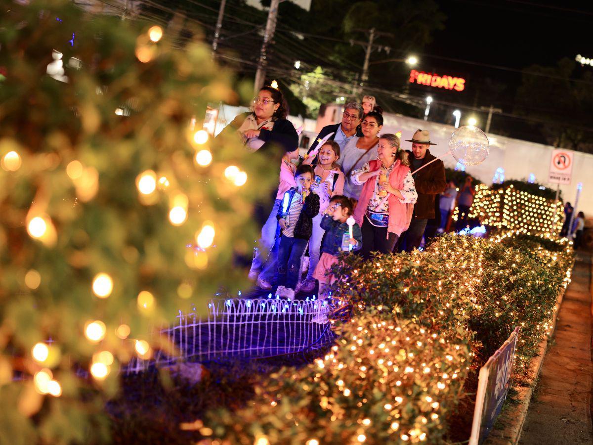 La magia de la Navidad llena de color y alegría San Pedro Sula