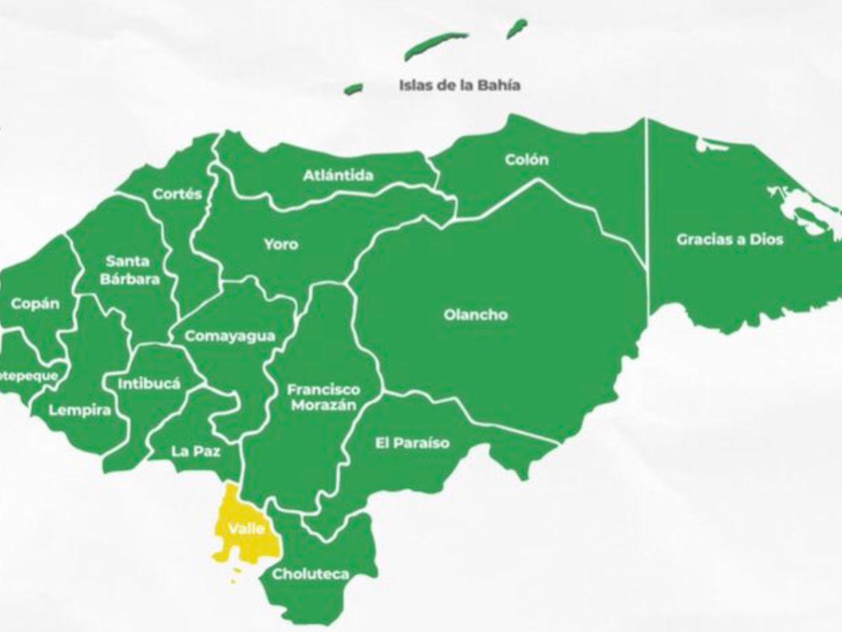 Elevan a alerta amarilla a Valle por lluvias; resto del país continuará en verde