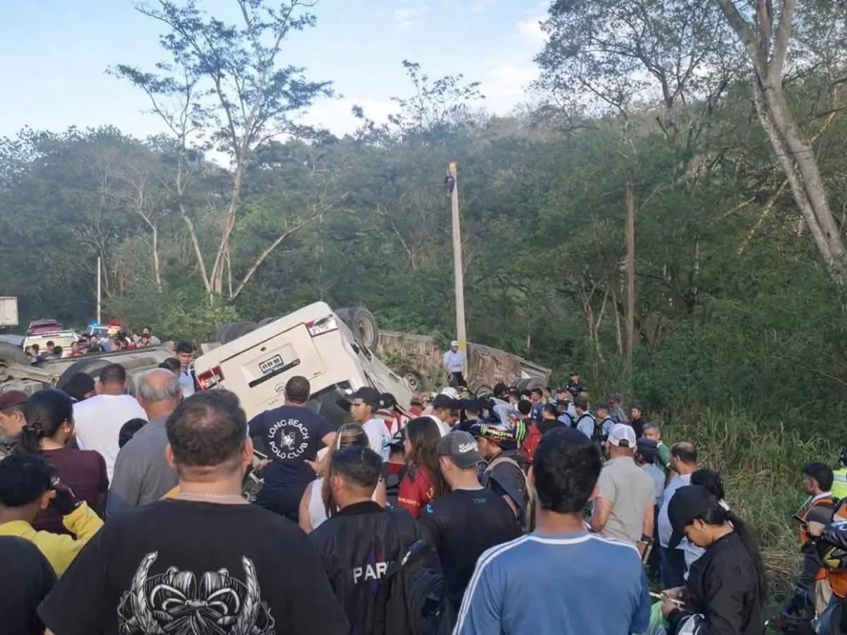 Lista de los heridos en brutal accidente entre bus y rastra en Quimistán