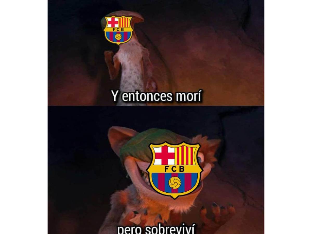 Burlas al Real Madrid: los memes que dejó el triunfo del Barcelona en Champions