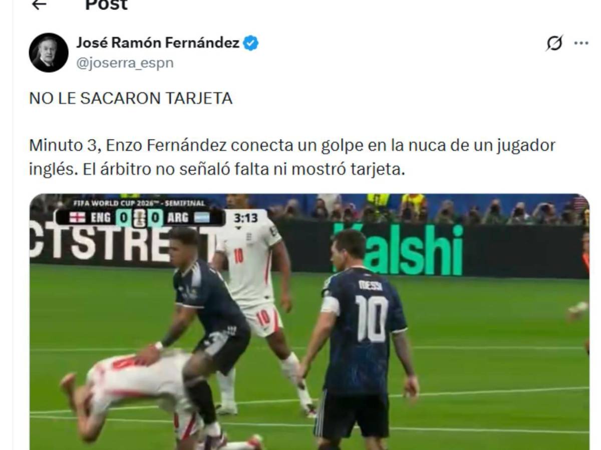 Indignación y denuncia de Inglaterra tras caer ante Argentina: Es una vergüenza