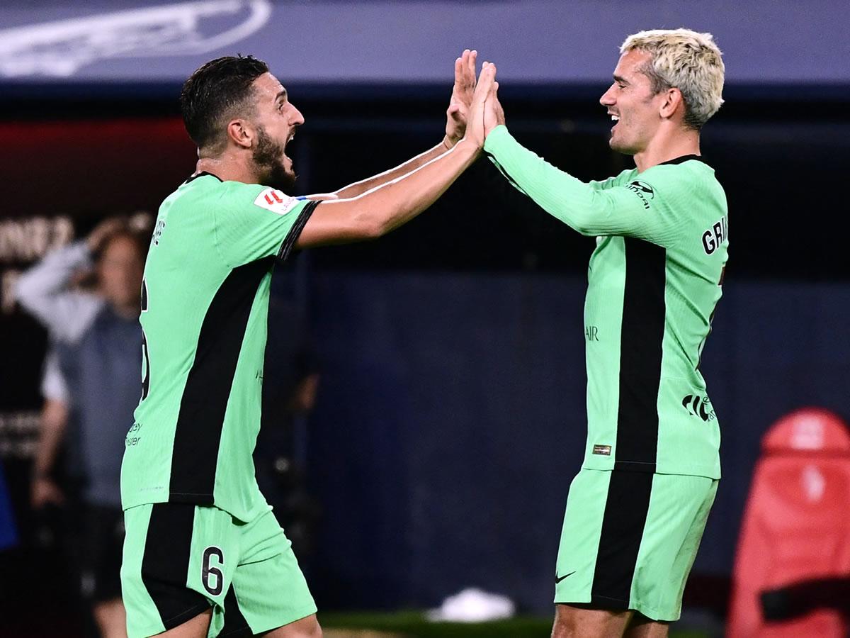 Atlético de Madrid gana y sube en tabla de posiciones de la Liga Española