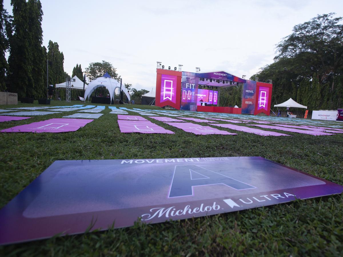Los fitness lovers disfrutaron al máximo la experiencia del Movement Live by Michelob Ultra.
