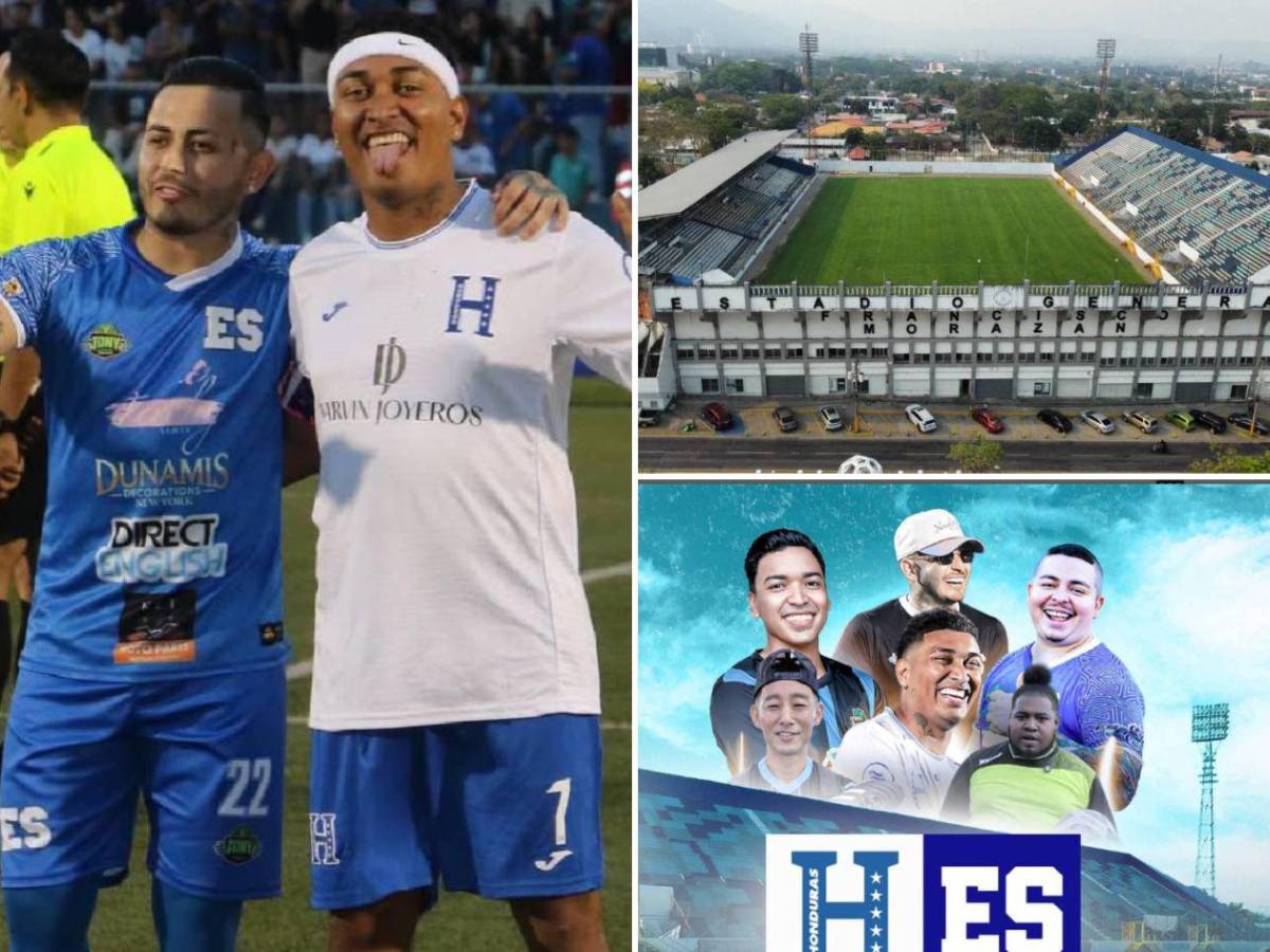 No habrá cambio: el partido de tiktokers Honduras vs El Salvador será en el Morazán