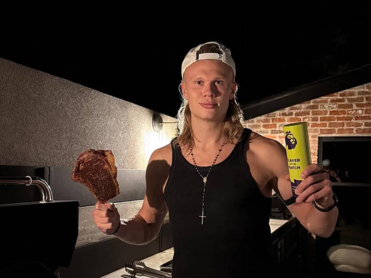 Haaland sorprende: Revela un detalle “vergonzoso” sobre su mujer