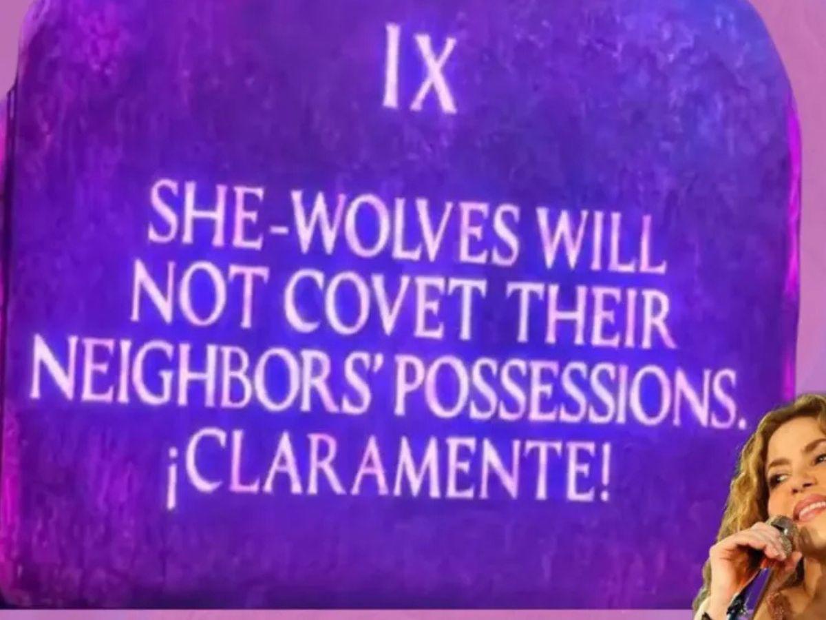 Shakira “destruye” a Clara Chía y Piqué con sus 10 mandamientos