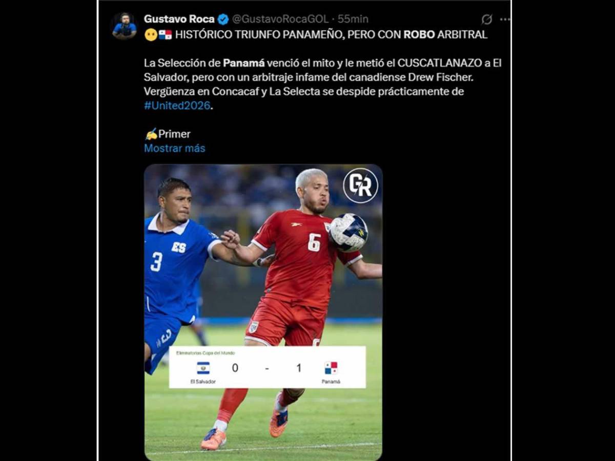 Prensa reacciona a triunfo de Panamá en El Salvador y 'ChepeBomba' se acuerda de Honduras: Robo