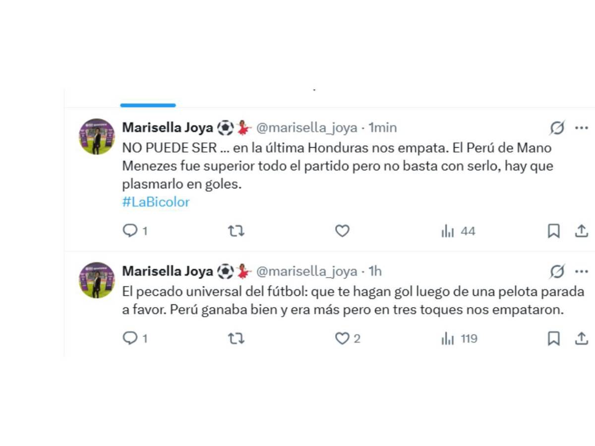 Ilusión en Honduras, sorpresa en Perú y señalan a futbolista tras el amistoso