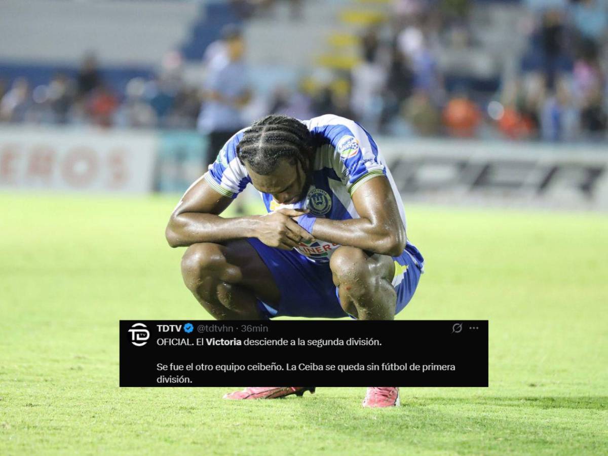 Prensa reacciona: esto dicen tras nuevo descenso del CD Victoria en Honduras