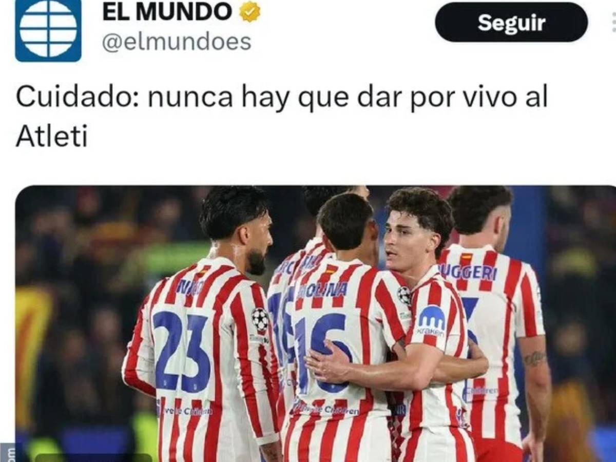 Barcelona recibe ácidas burlas tras ser eliminado de la Champions League