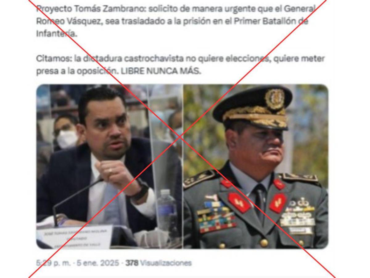 <p>Captura de pantalla a una publicación en X realizada el 6 de enero de 2025.</p>