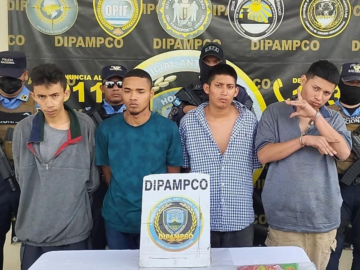 “El Flaco”, “Goten”, “Migaja” y “Protector”.